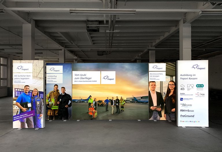 Stand de exposición LED - PIXLIP GO - Fraport AG Stand de exposición LED - PIXLIP GO - Fraport AG