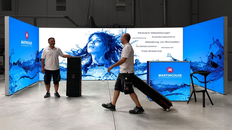 LED Messestand - ALU STAR