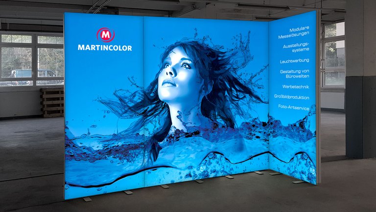 LED Messestand - ALU LightUp